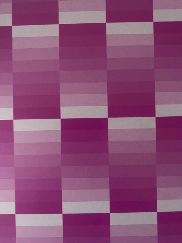 Affiche, photolithographie, Jim Bird, Hommage à Vasarely, années 70
