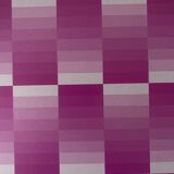 Poster, photolithography, Jim Bird, tribute to Vasarely, 70s