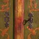 Armoire ancienne peinte en bois de pin – Austrie, 1831