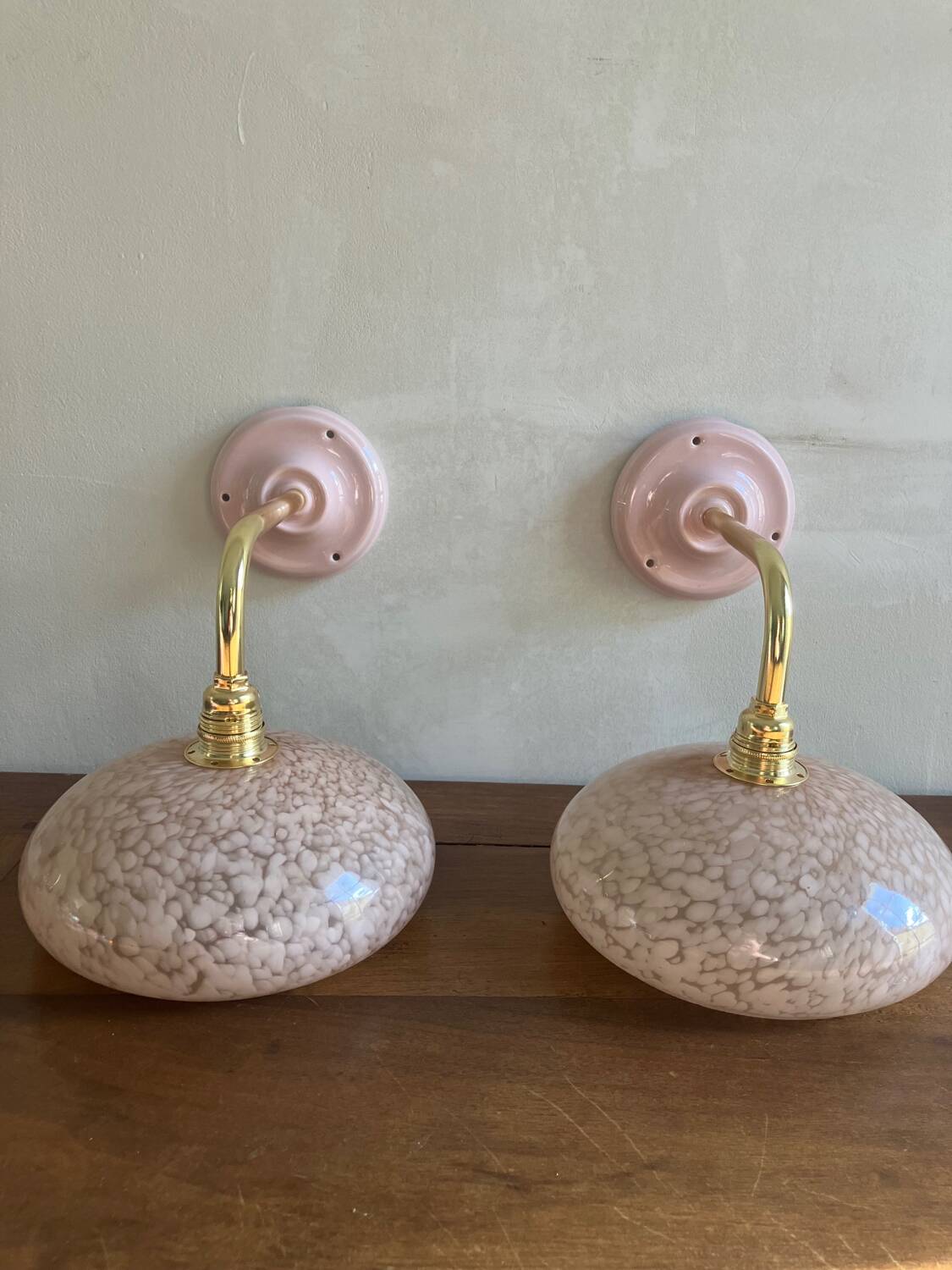 Pair of vintage wall lights