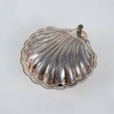 Metal shell-shaped box, Italian design, 1960s, made in Italy