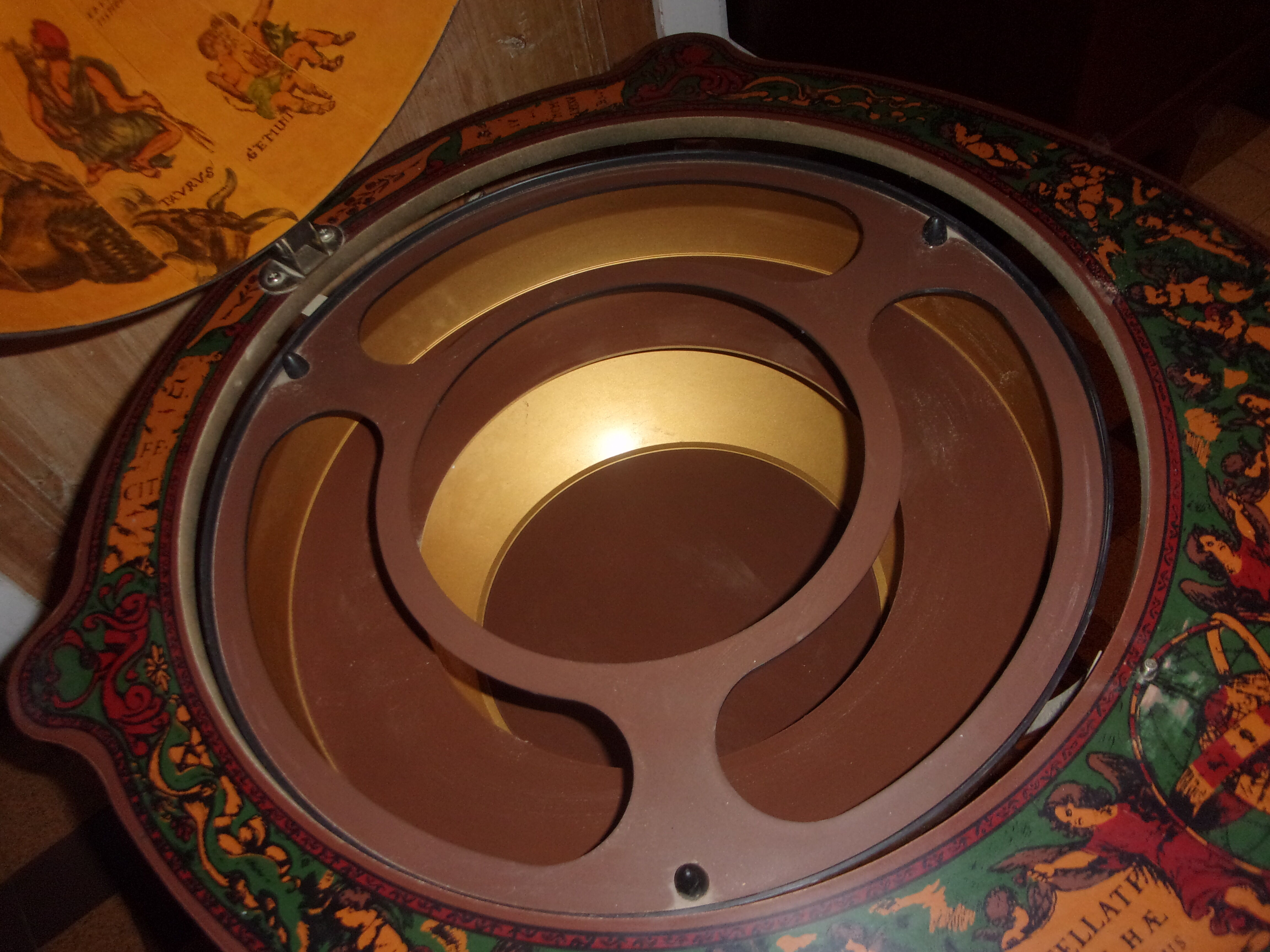 Earth globe bar world map wheels 1970/1980