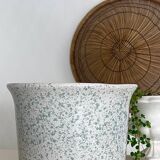 Speckled ceramic planter