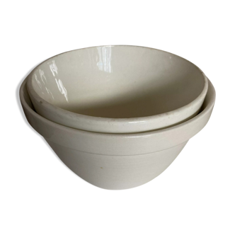 Produit BHV paire de mixing bowls en faience anglaise 1950