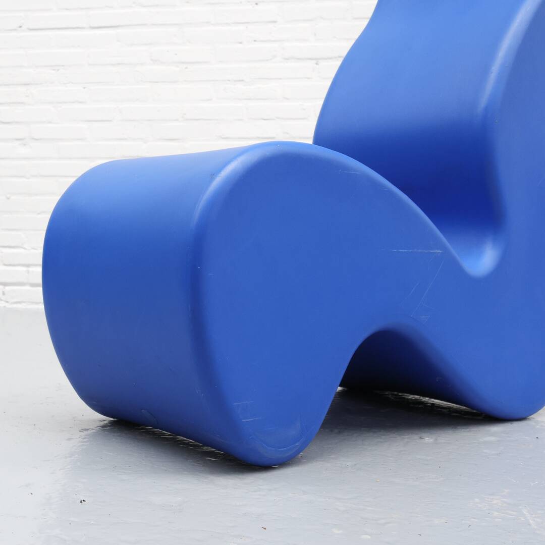 Chaise Bleue Phantom de Verner Panton pour Innovation
