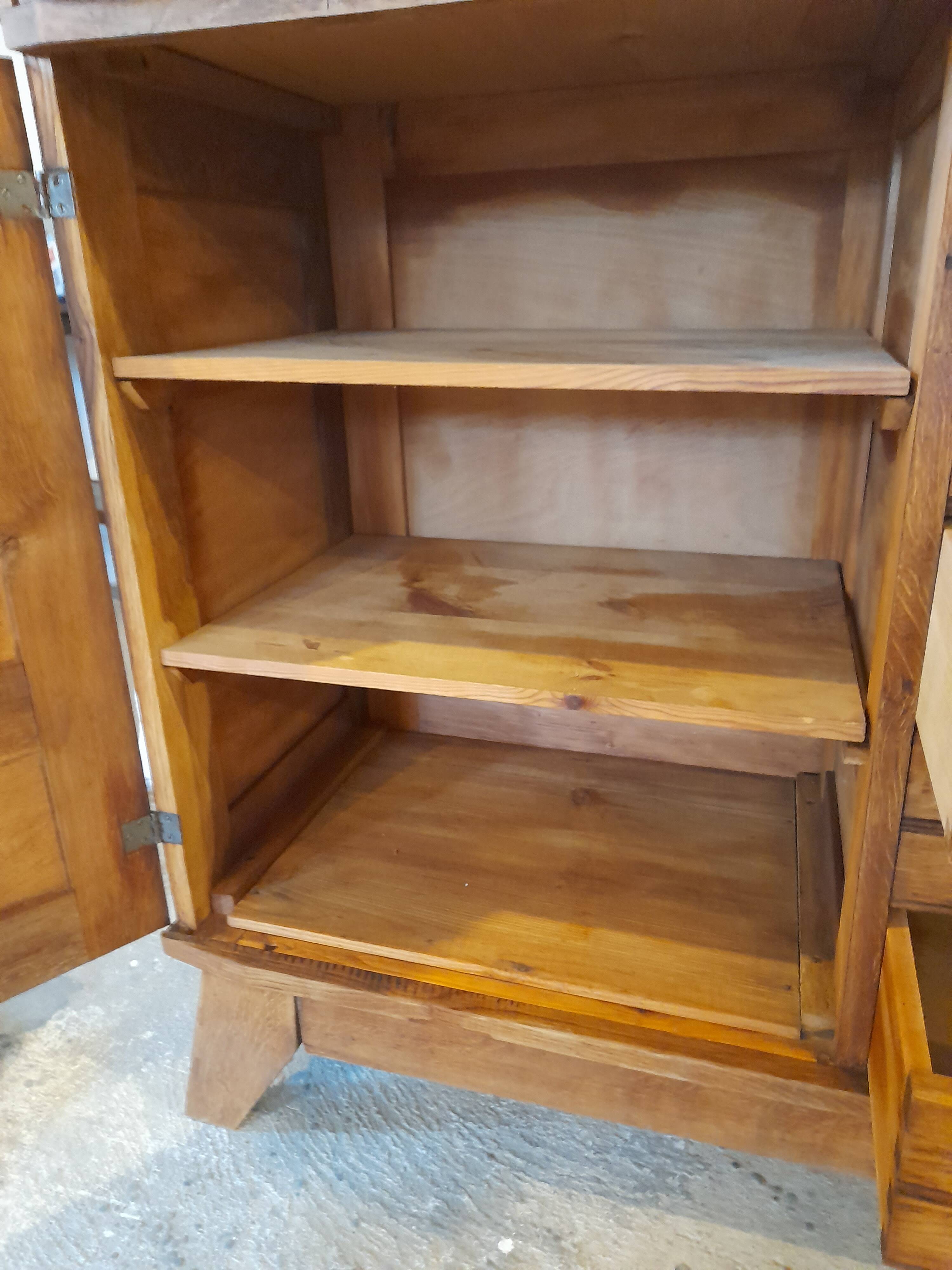 Vintage René Gabriel "Les sinistrés" sideboard chest of drawers