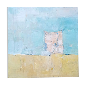 Peinture moderne - paysage méditerranéen