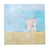 Modern painting - abstract Mediterranean landscape