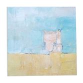 Modern painting - abstract Mediterranean landscape