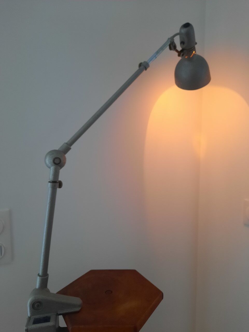 Antique workshop lamp