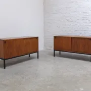 Pair of sideboards by Hans Hove & Palle Petersen for Christian Linneberg, 1960s