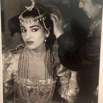 Photo originale de Maria Callas par Willy Rizzo