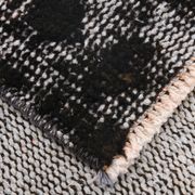 Distressed wool vintage tapis rugs 243x158cm