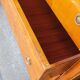 Commode en ronce de noyer XXème