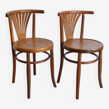 Pair of 1920's dining chairs by Ungvar