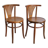 Pair of 1920's dining chairs by Ungvar