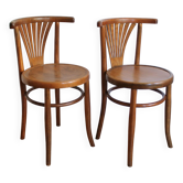 Pair of 1920's dining chairs by Ungvar