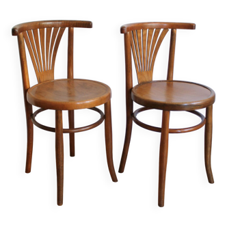 Pair of 1920's dining chairs by Ungvar