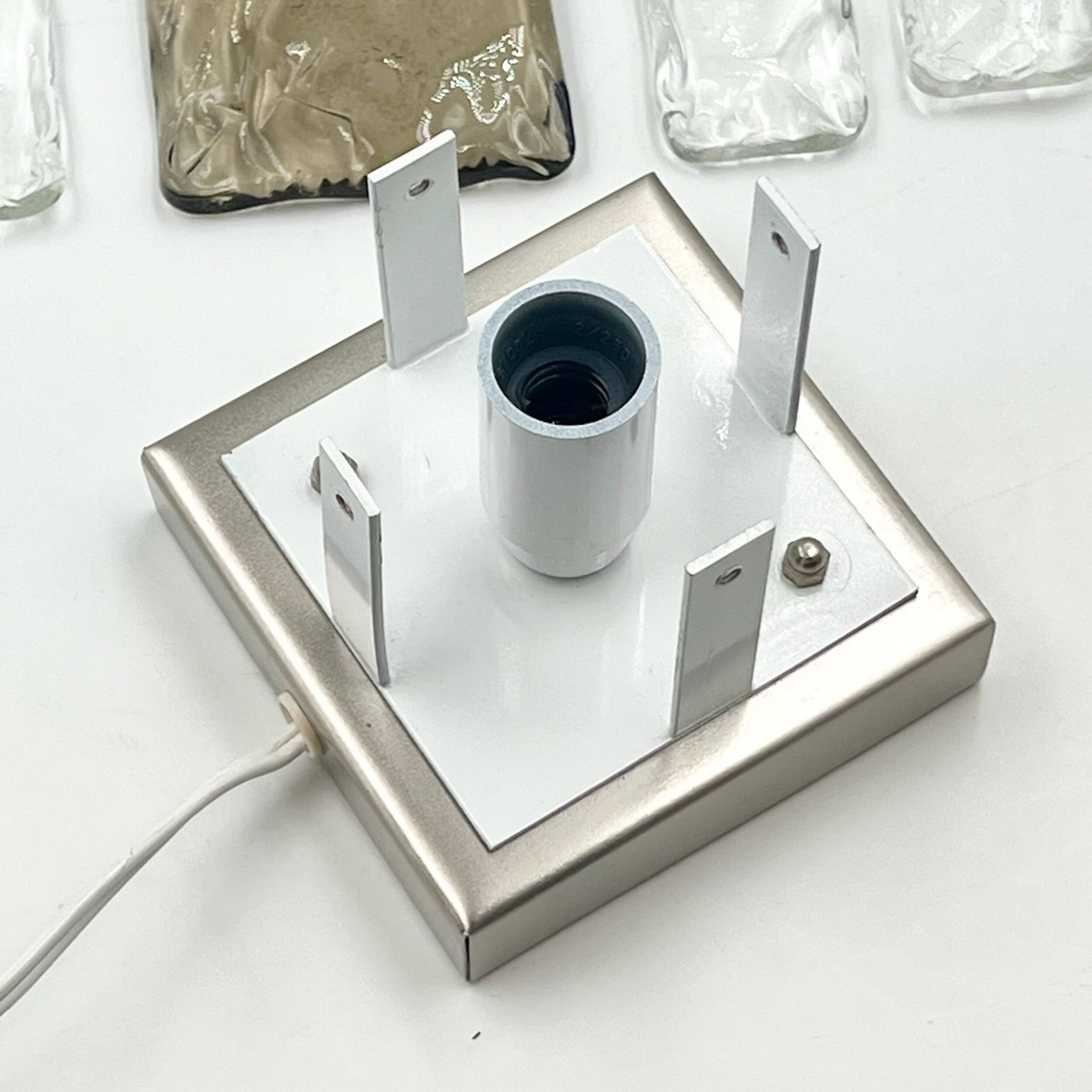 Vintage Murano Table Lamp by Carlo Nason for Mazzega, 1970s