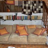Velvet sofa