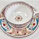 2 anciennes tasses + sous-tasses à thé porcelaine Sarreguemines Minton