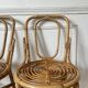 Pair of vintage rattan chairs