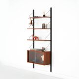 Teak modular shelving unit, Danish design, 1960s, designer: Poul Cadovius