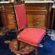 High-backed chaise longue in carved mahogany, 19th century, Napoleon III