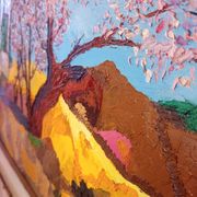 Robert morlhon (mo.ro) – huile sur toile originale de 1973 – provence