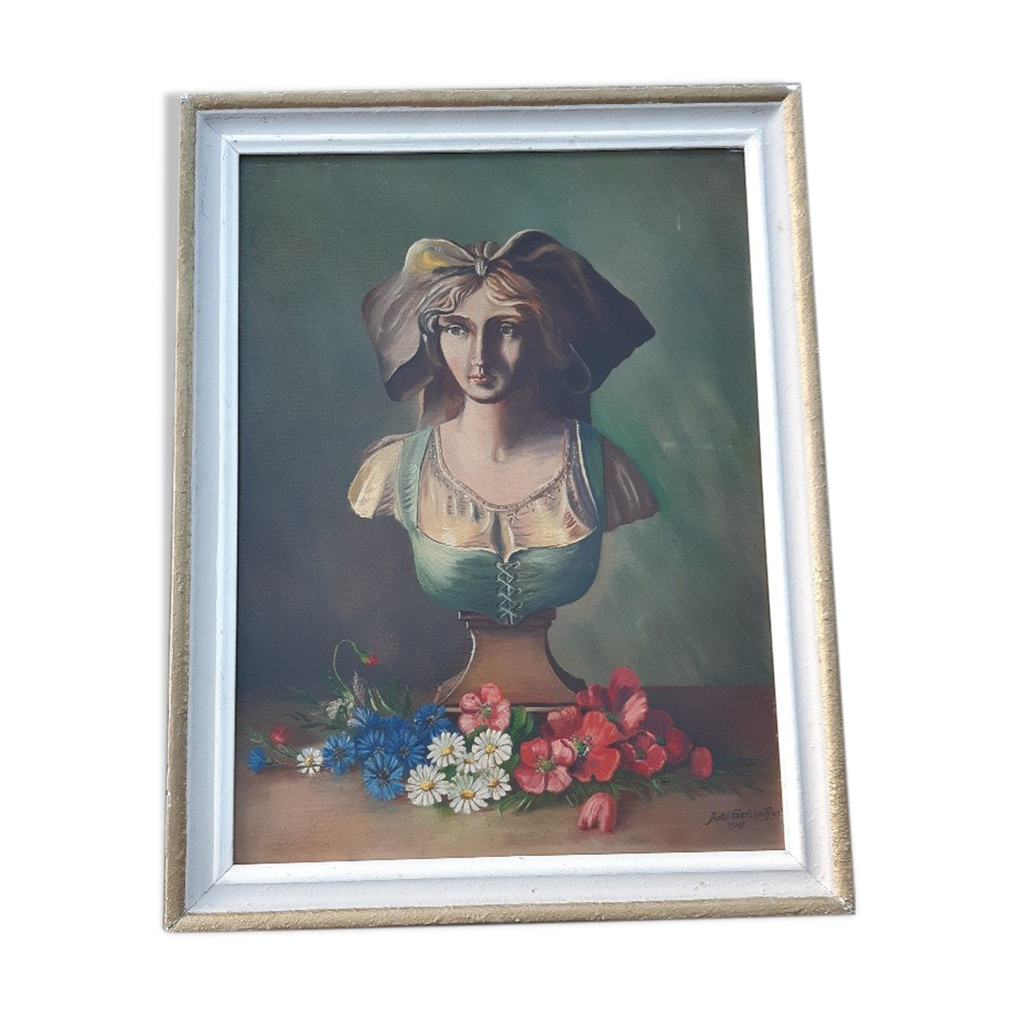 Oil on panel by Arthur Gerthoffert 1947