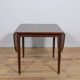 Table à manger danoise extensible en palissandre du milieu du siècle, années 1960