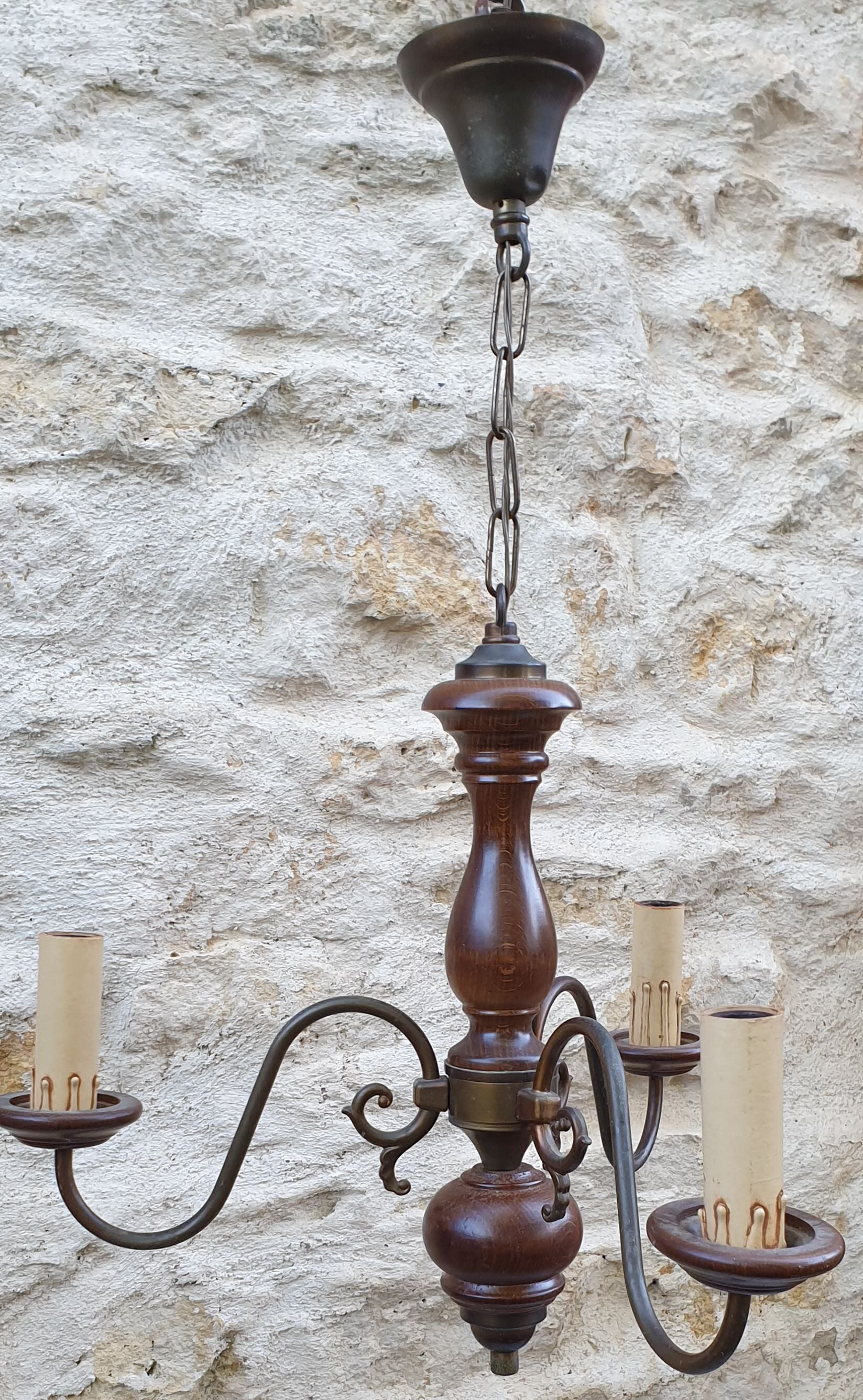 Lustre vintage 3 feux