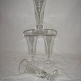 4 old glasses early 20th for wine
