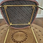 Armchair torre 1961 – model da vinci 02 – pale pink velvet