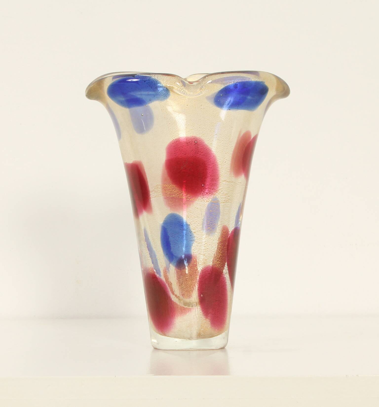 Vase by Fratelli Toso, Italy, 1950s.