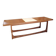 Vintage Scandinavian extendable coffee table with sled legs.