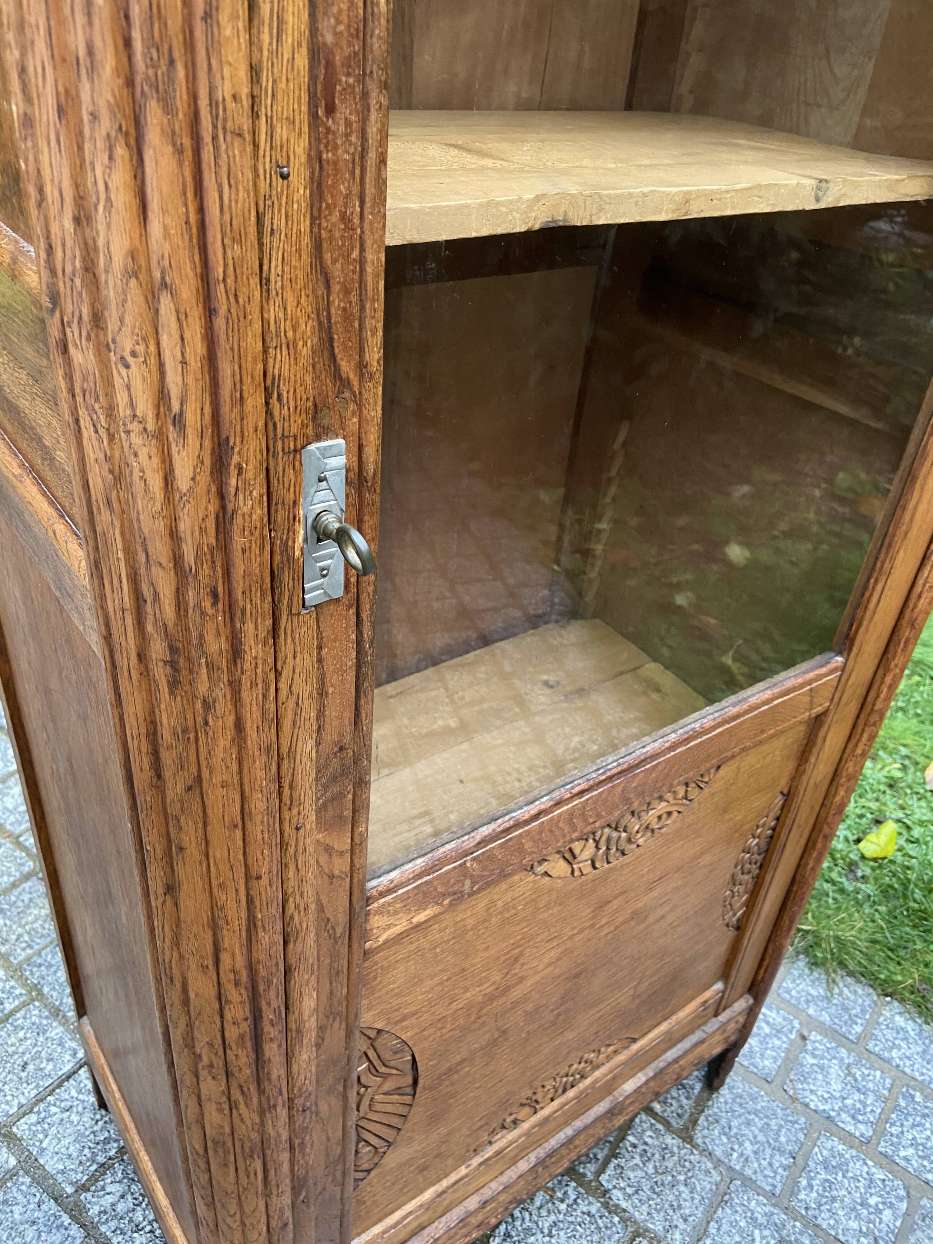 Art deco showcase cabinet 1930/40