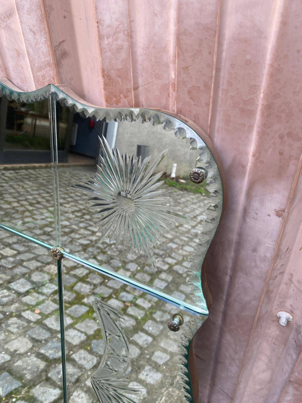 Louis XV sculpted bistro brasserie mirror 1960 200x100cm