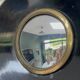 Pair of witch mirrors Napoleon III, 12cm, antique glass, curiosity, antique, black