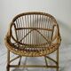 Basket chair in rattan
