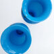 Pair of blue opaline vases