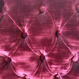 Pair of Louis XV style upholstered velvet armchairs