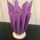 Purple draped lamp