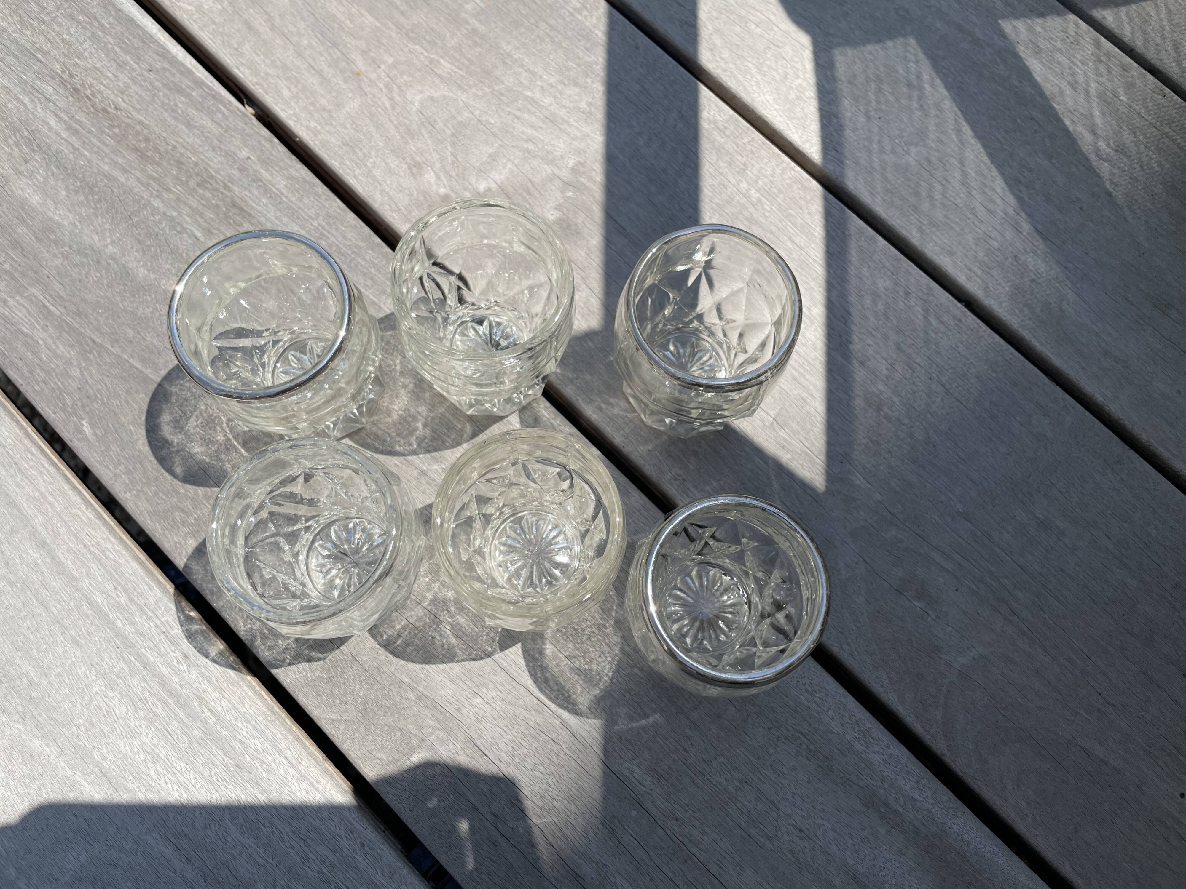 Set of 6 whiskey glasses