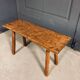 Industrial bench / butcher's table, 1950s, solid oak