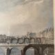 Color engraving, the bridge to change, Paris