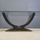 Vintage tessellated coffee table by Maitland Smith, 1980s