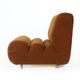 Armchair in brown fabric, czechoslovakia 1970s