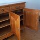 Solid cherry wood cabinet with 4 doors and 4 drawers (255/55cm H 105cm)
