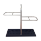 Chrome plated metal umbrella holder and black base 60/70 years